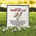 To My Dear Smokin' Hot Lady I Want to Be Your Last Everything The Only Buns For My Wiener Forever Love Necklace