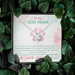 To My Dog Mama Until We Meet Again I Woof Love You Love Knot Pendant Necklace