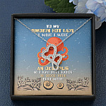 To My Smokin Hot Lady I Wish I Were An Octopus So I Had More Hands To Touch Your Butt Double Hearts Necklace