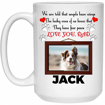 15 oz. White Mug
