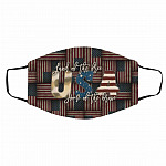 American Patriotic, White, Cloth Face Cover – Medium/Large