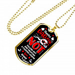Personalized Sperm Thanks Dad for Not Pulling Out and Creating a Fcking Legen-d Father's Day Dog Tag Pendant Necklace Personalized Sperm Thanks Dad for Not Pulling Out and Creating a Fcking Legen-d Father's Day Dog Tag Pendant Necklace