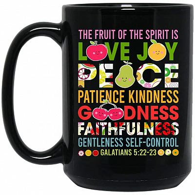 15 oz. Black Mug