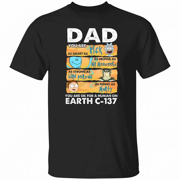 dad, Black, Unisex T-Shirt