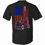 Truckers Move America, Black, Unisex T-Shirt