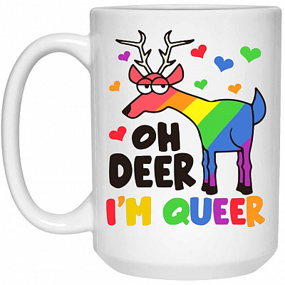 15 oz. White Mug