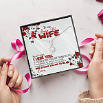 To My Smoking Hot Wife Alluring Beauty Necklace - Never Forget That I Love You Anniversary Jewelry Gift To My Smoking Hot Wife Alluring Beauty Necklace - Never Forget That I Love You Anniversary Jewelry Gift