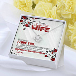 To My Smoking Hot Wife Love Knot Necklace - Never Forget That I Love You Anniversary Jewelry Gift To My Smoking Hot Wife Love Knot Necklace - Never Forget That I Love You Anniversary Jewelry Gift