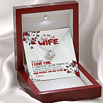 To My Smoking Hot Wife Love Knot Necklace - Never Forget That I Love You Anniversary Jewelry Gift To My Smoking Hot Wife Love Knot Necklace - Never Forget That I Love You Anniversary Jewelry Gift