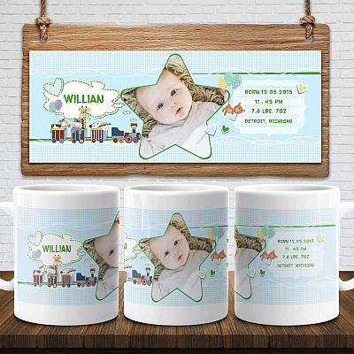 15 oz. White Mug