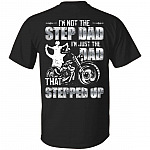 Stepped Dad Shirt, Black, Unisex T-Shirt