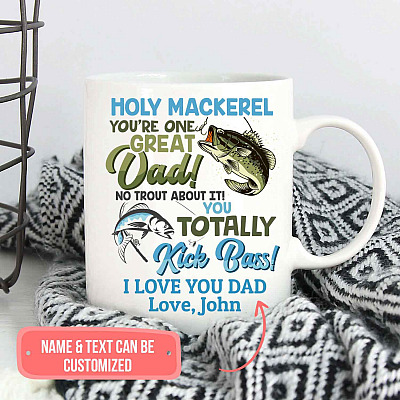 Personalized You're One Great Dad I Love You Coffee Mug - Beer Stein - Water Bottle - Color Changing Mug