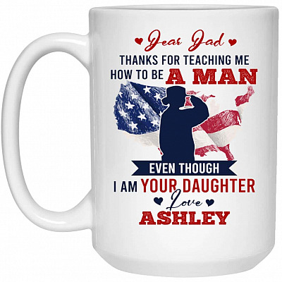 15 oz. White Mug