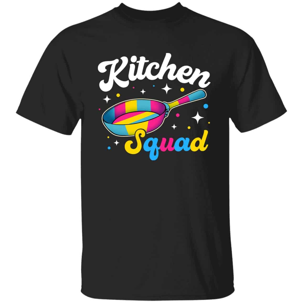 Cool Kitchen Squad T-Shirt, Black, Unisex T-Shirt