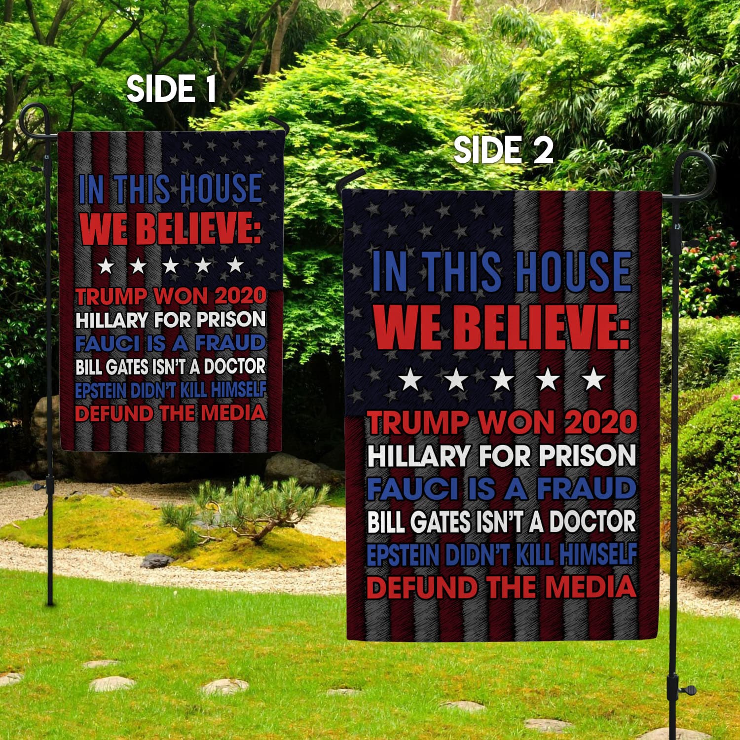30x40 - s1 Garden Flag Mockup 2 Side