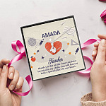 Personalized Thank You for All the Time You Invested in My Child Alluring Beauty Necklace Personalized Thank You for All the Time You Invested in My Child Alluring Beauty Necklace