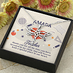 Personalized Thank You for All the Time You Invested in My Child Alluring Beauty Necklace Personalized Thank You for All the Time You Invested in My Child Alluring Beauty Necklace