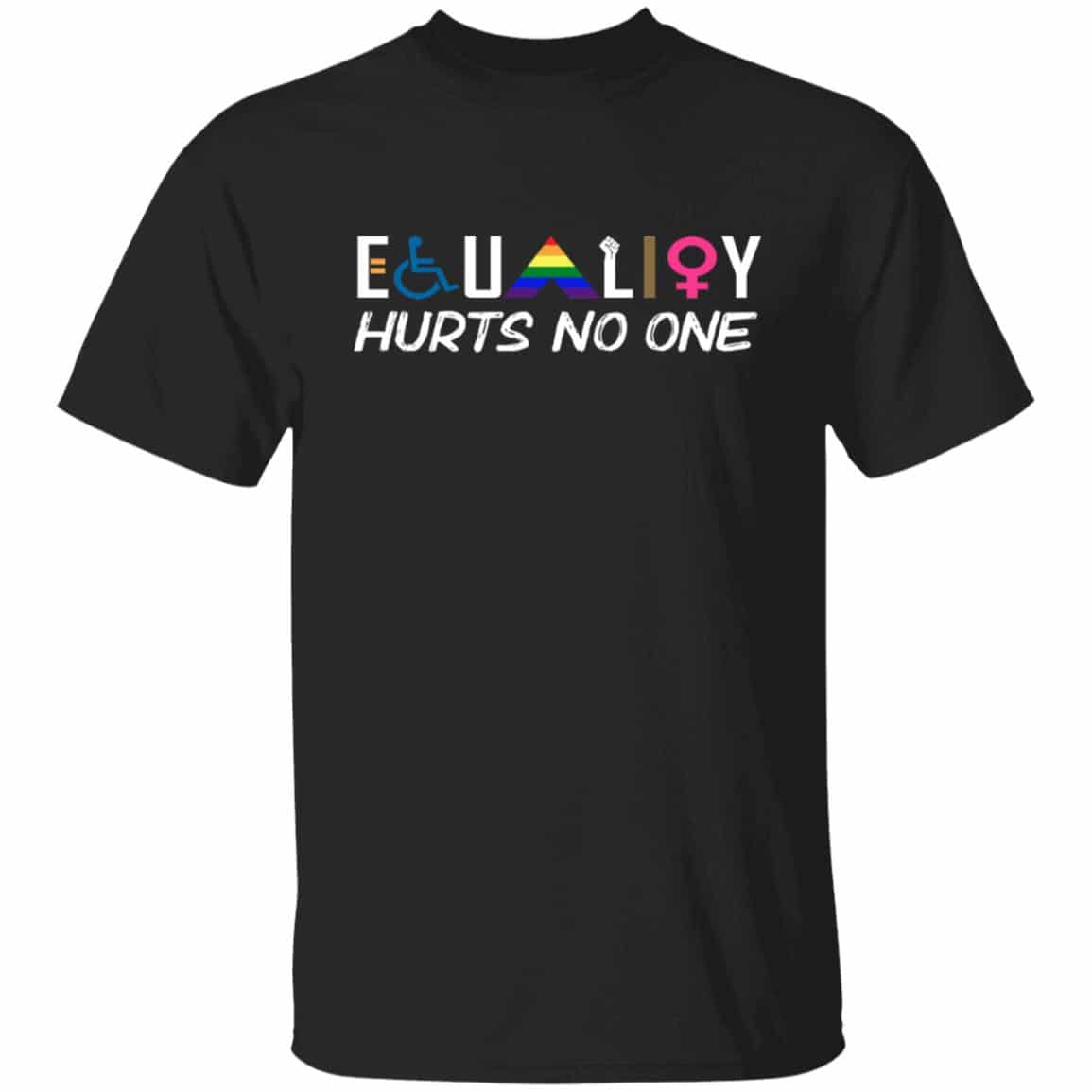 equal tee, Black, Unisex T-Shirt