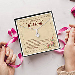 Personalized To My Other Mom I May Not Have Your Eyes Or Smile Alluring Beauty Necklace