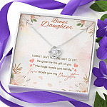 Bonus Daughter I Didn't Give You The Gift Of Life Life Gave Me The Gift Of You Stepdaughter Love Knot Necklace Bonus Daughter I Didn't Give You The Gift Of Life Life Gave Me The Gift Of You Stepdaughter Love Knot Necklace