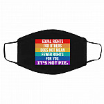 Equal Rights for Others Mask, Black, Cloth Face Cover – Medium/Large