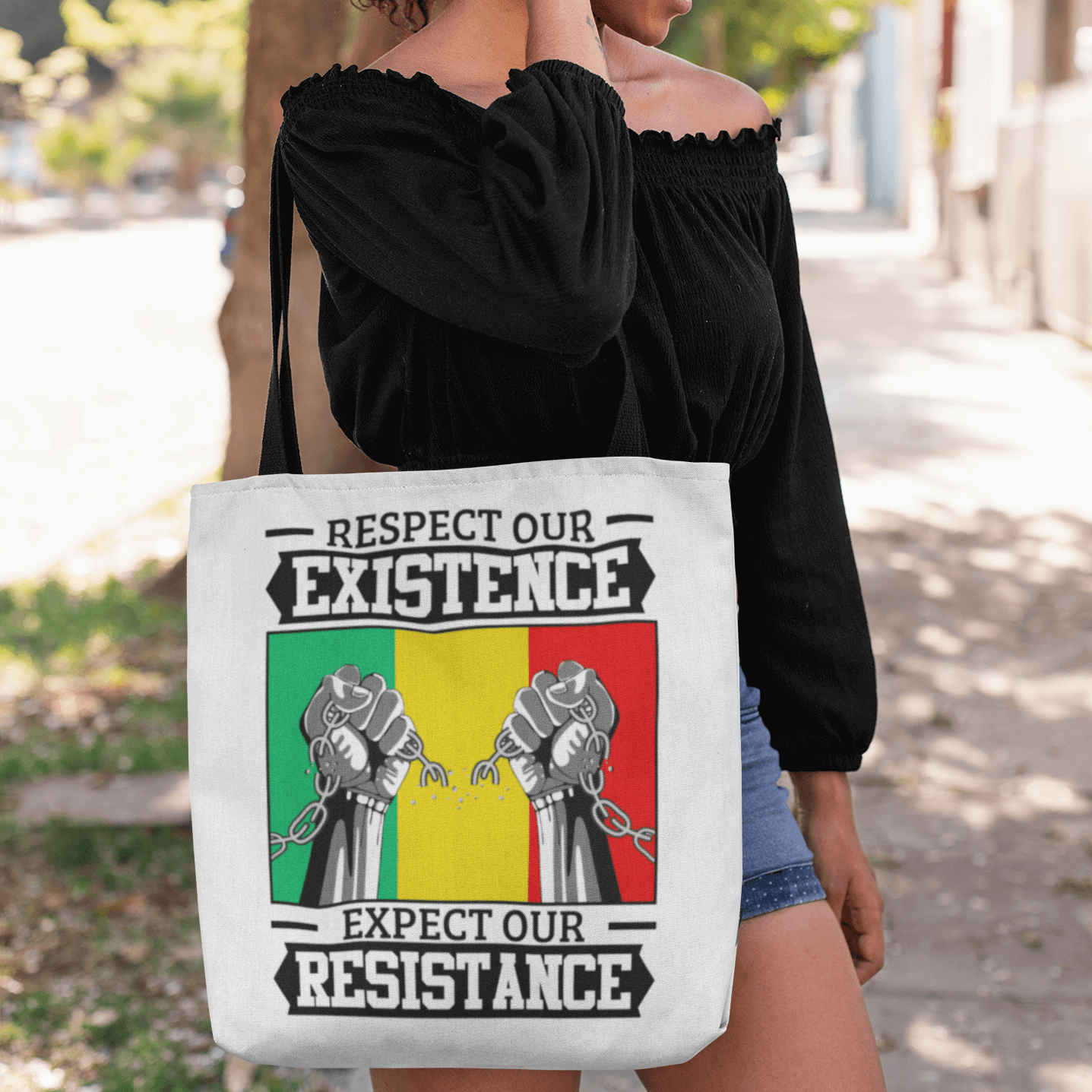 6TM. Respect Our Existence-Tote mk1