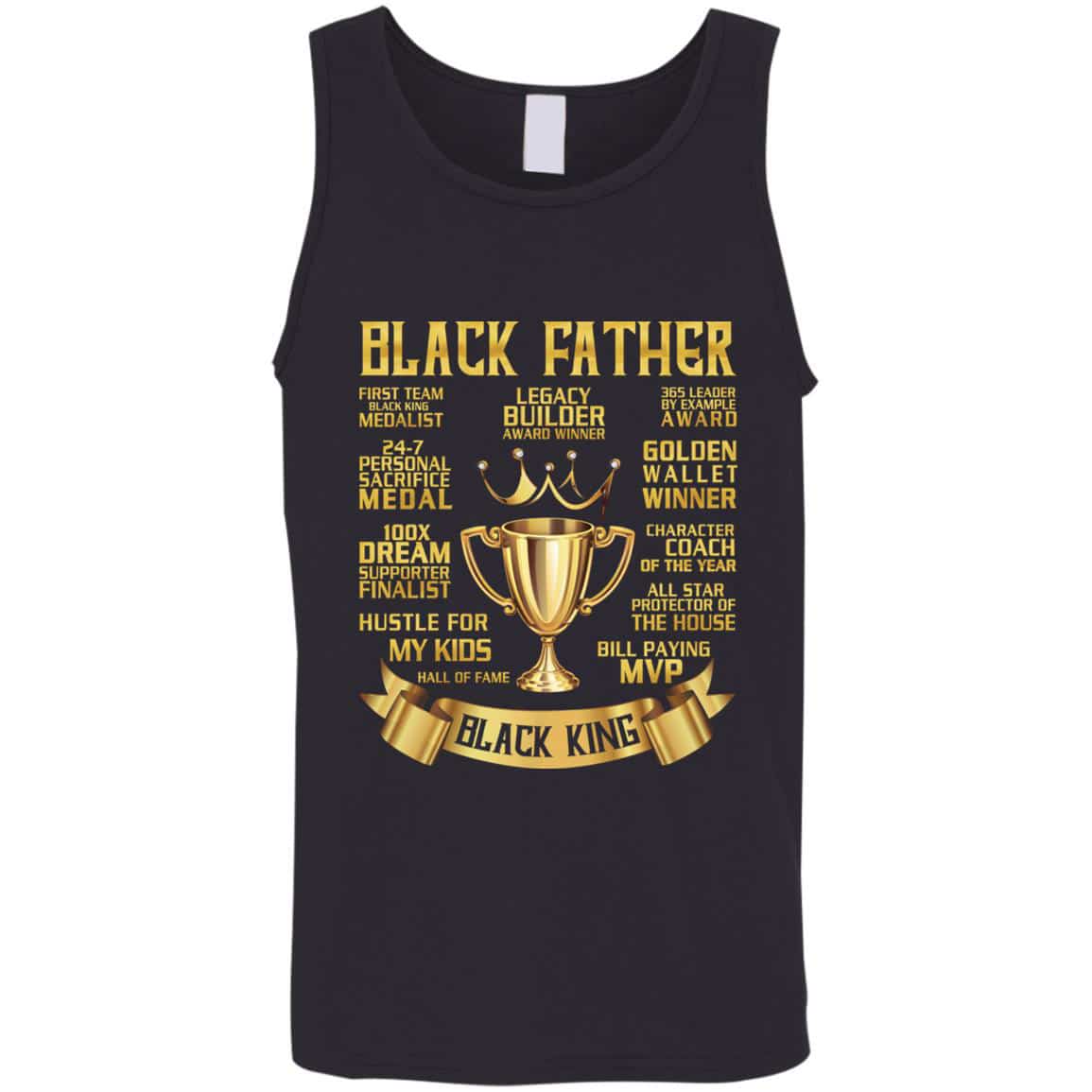 Black Fathers Day Gifts, Black, Unisex Tank Top