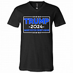 Pro Trump Gift Trump Tshirt, Black, V-Neck T-Shirt