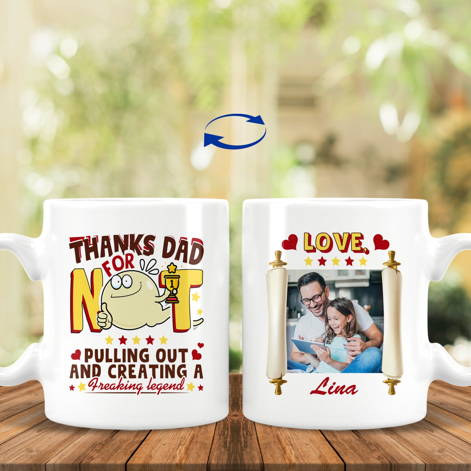 110621-084608-CubeBik-Image-548 Personalized Custom Photo I Used To Live, White, 11 oz. White Mug