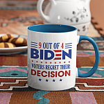 3LV. 9 Out Of 4 Biden (Mug) mk1