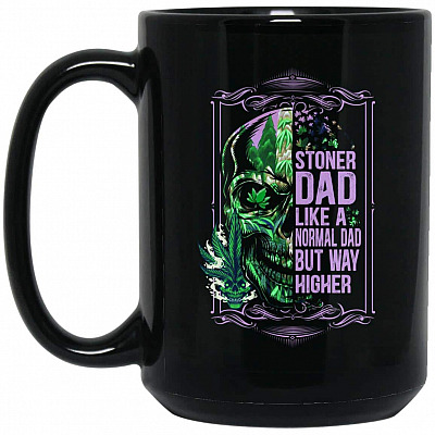 15 oz. Black Mug