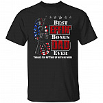 Best Effin' Bonus Dad EveT-Shirt, Black, Unisex T-Shirt