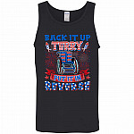 Back It Up Terry Put In In Reverse, Black, Unisex Tank Top