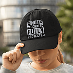 Not Vaccinated Fully Protected Anti Vaccine Pro Guns Twill Cap - High-Profile Snapback Hat - Trucker Hat
