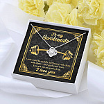 To My Swolemate I Just Want To Cuddle Grab Your Butt You Get Me So Worked Up Love Knot Pendant Necklace