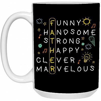15 oz. White Mug