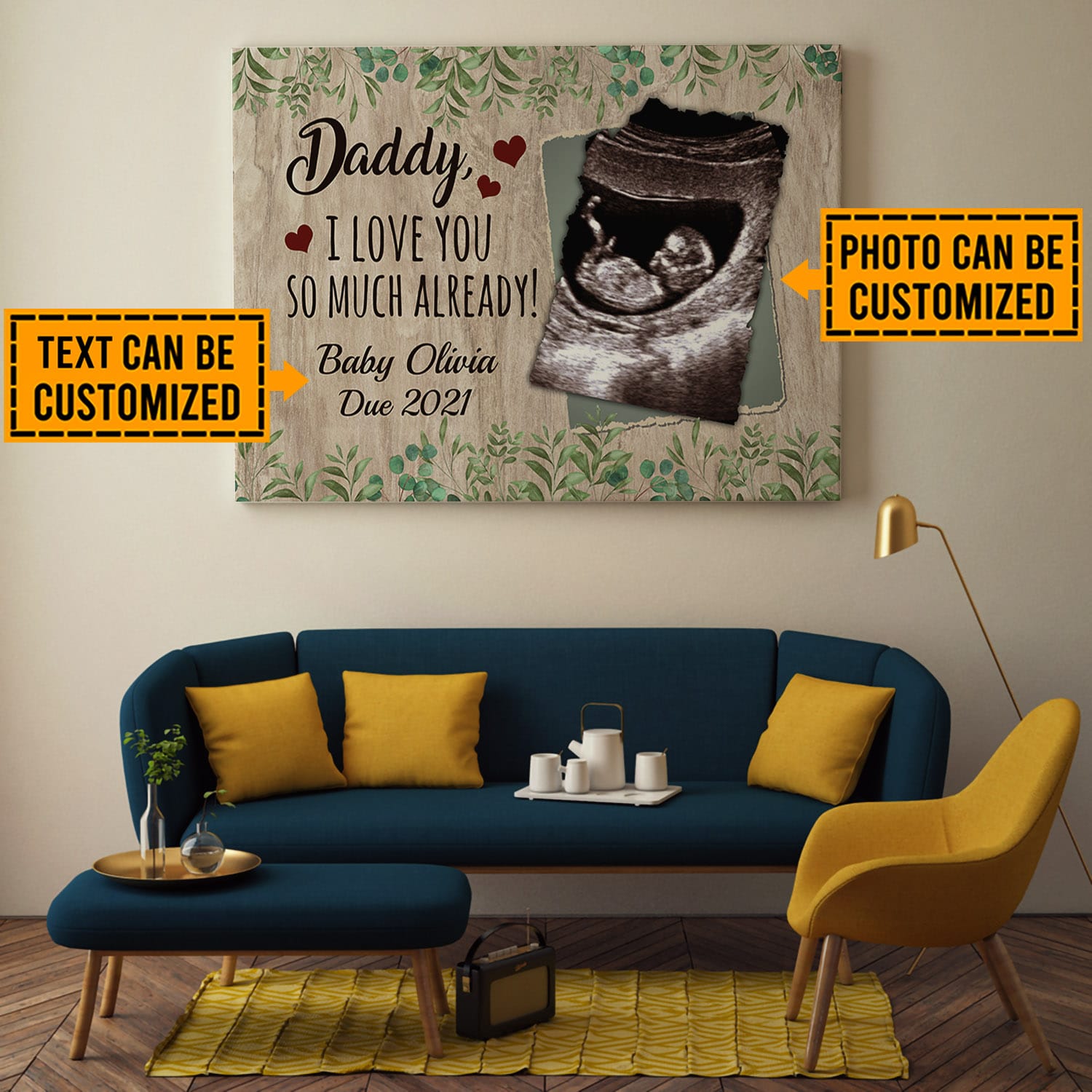 2VT. Daddy I Love You So Much canvas mk1