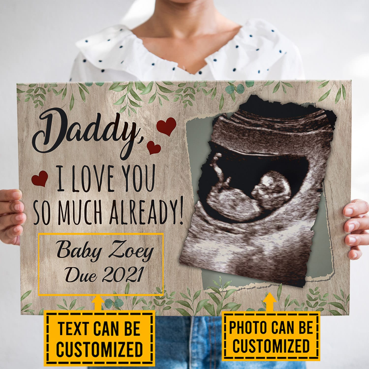 2VT. Daddy I Love You So Much canvas mk3