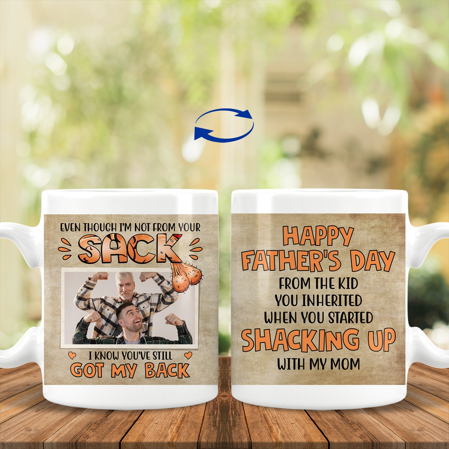 140621-091222-CubeBik-Image-282 Personalized If I Had To Choose I WoMug, White, 11 oz. White Mug