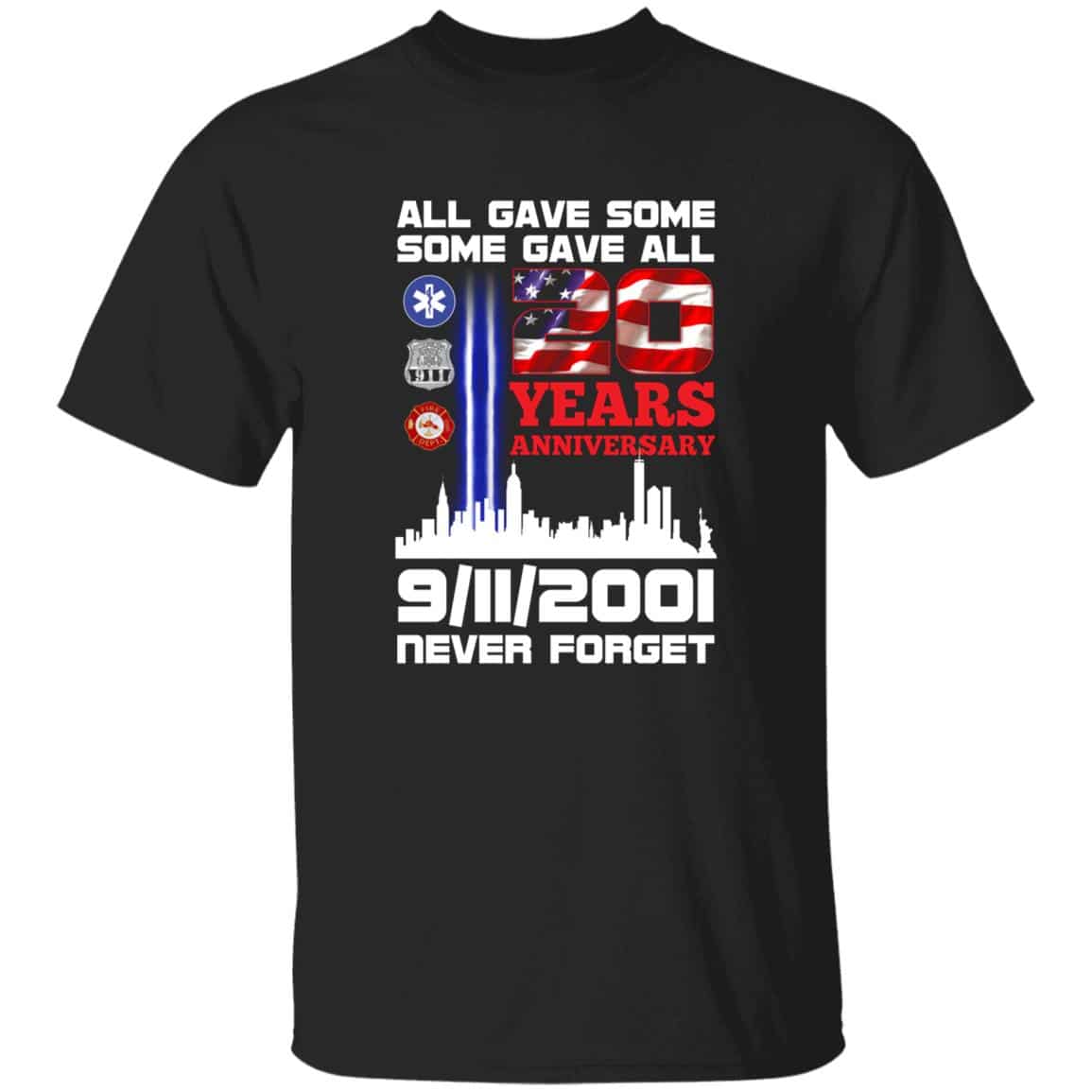 All Gave Some Shirt, Black, Unisex T-Shirt