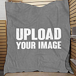 Personalized Your Own Photo - Memorable Custom Image Fleece Blanket - Mink Blanket - Woven Blanket