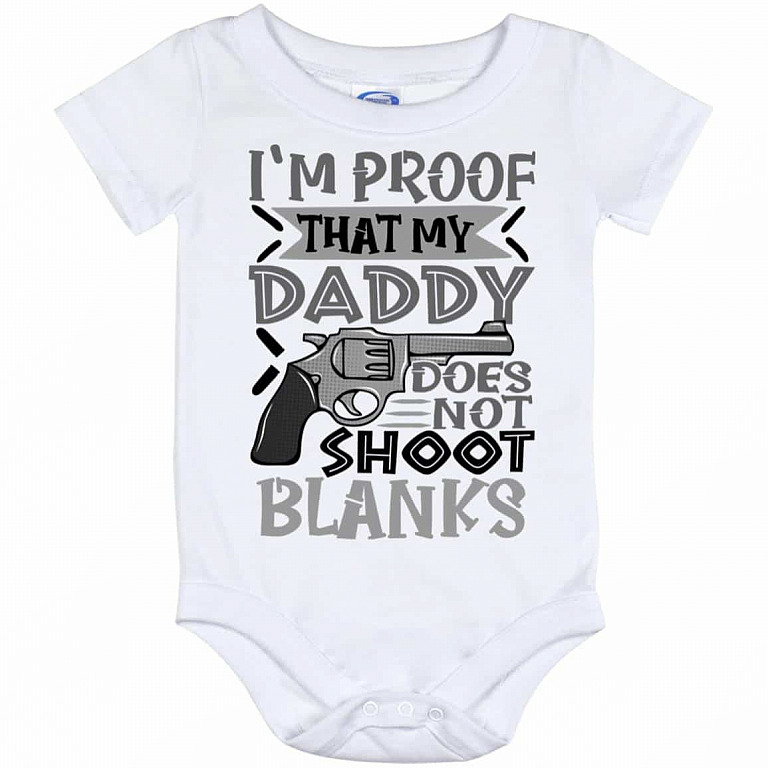 proof, White, Baby Onesie - 12 Month