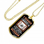 I Served Because I Wanted to I Was Proud to Be a Soldier and a Veteran Dog Tag Pendant Necklace I Served Because I Wanted to I Was Proud to Be a Soldier and a Veteran Dog Tag Pendant Necklace