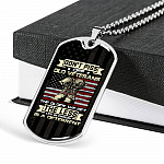 Don't Piss Off Old Veterans The Older We Get The Less Life In Prison Is A Deterrent Dog Tag Pendant Necklace Don't Piss Off Old Veterans The Older We Get The Less Life In Prison Is A Deterrent Dog Tag Pendant Necklace