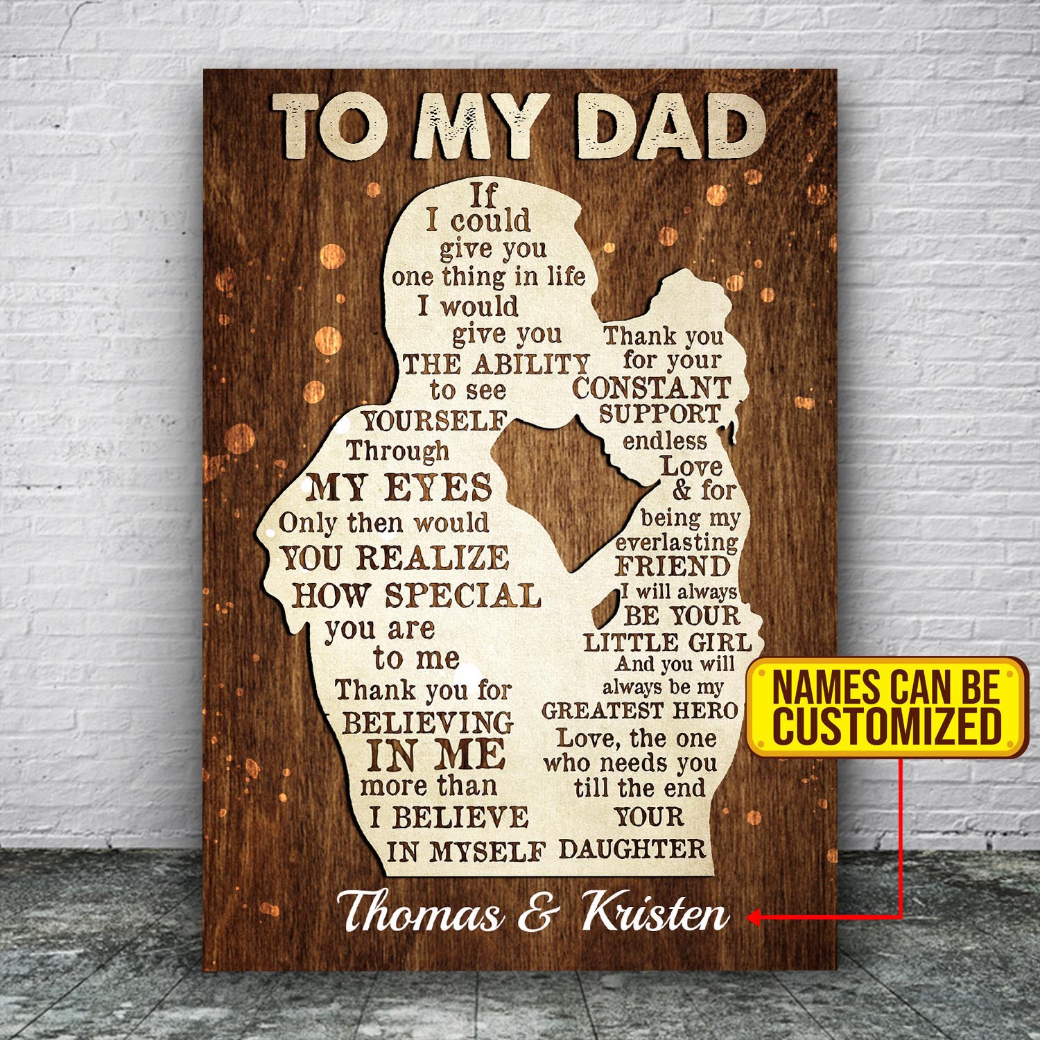 9VT. To My Dad If I Coule Give You canvas mk1