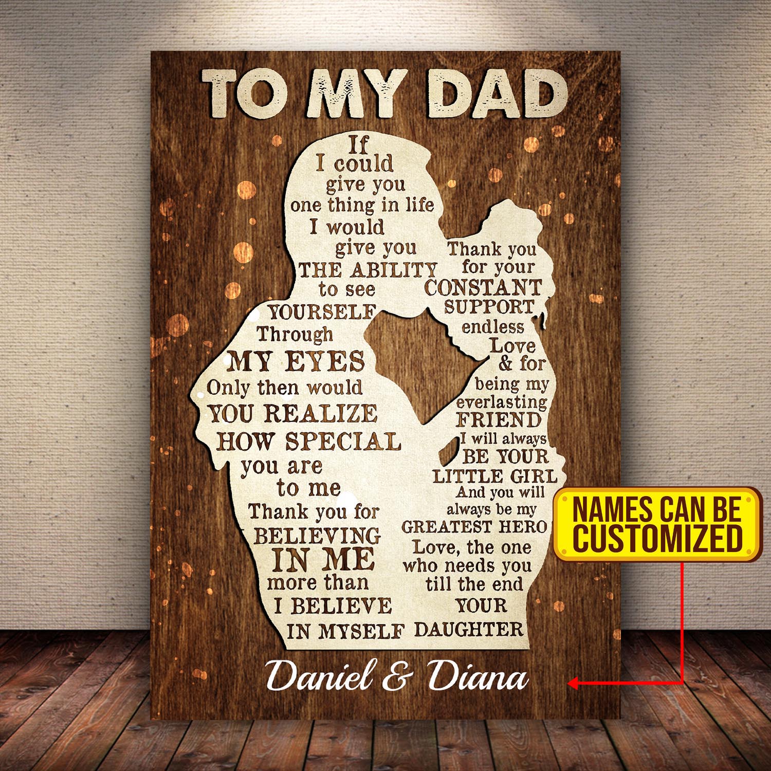 9VT. To My Dad If I Coule Give You canvas mk3