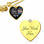 Transgender The Only Choice I Ever Made Was To Be Myself Heart Pendant Necklace - Transgender Pride Flag Gift