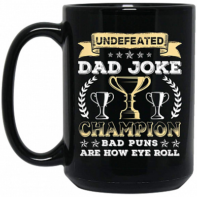 15 oz. Black Mug