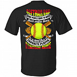 Softball Dad Some People Have To T-Shirt Only, Black, Unisex T-Shirt