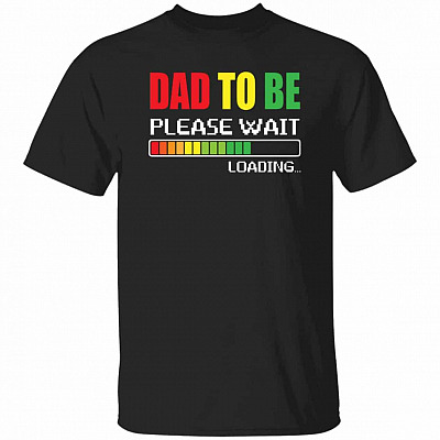 dad to be, Black, Unisex T-Shirt